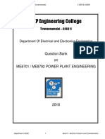 Me6701 Power Plant Engineering 2marks SKP