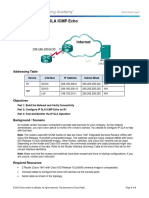 4.13.1.3 Lab - Configure IP SLA ICMP Echo