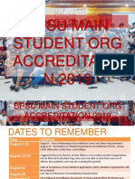 Accreditation Process Student Orgs 2019