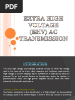 of Ehv Ac Transmission