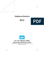 2013 Directory BHEL PDF