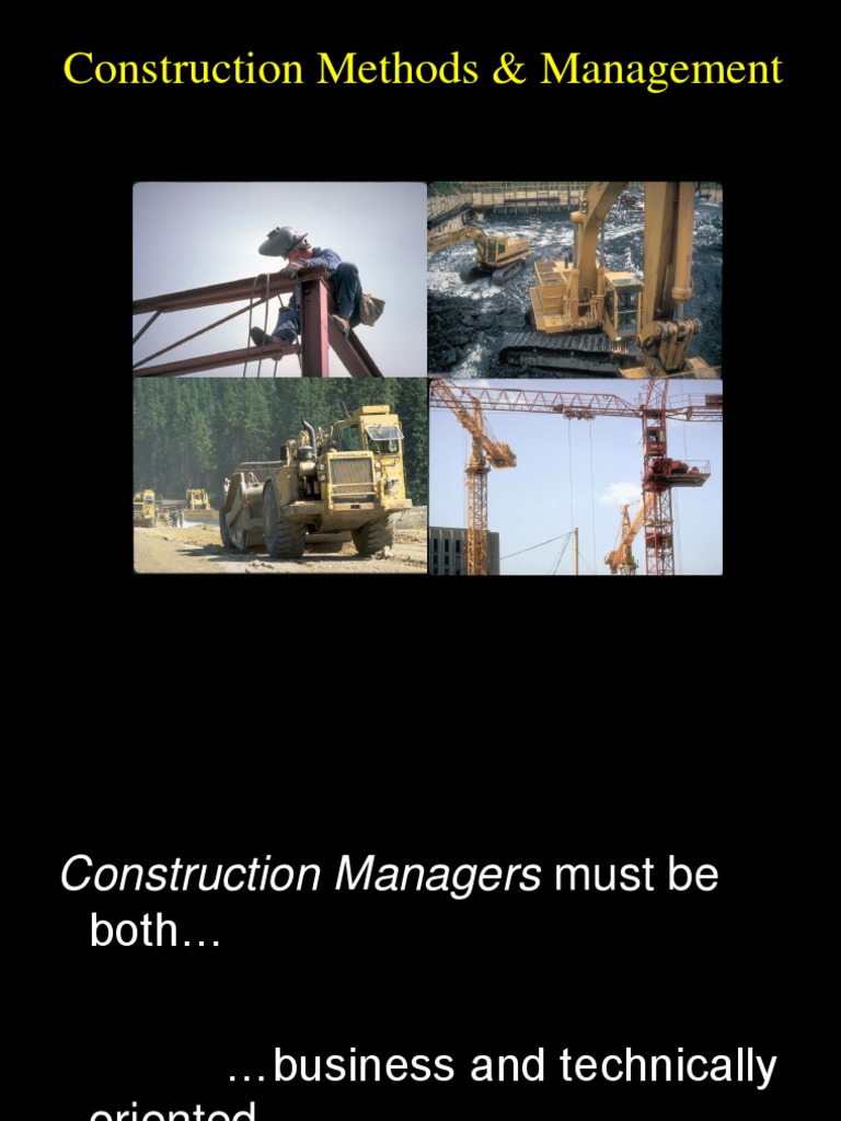 Construction Methods & Management | Download Free PDF | Construction ...