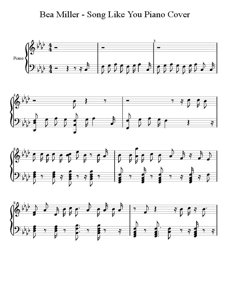 Bea Miller Song Like You Piano Cover This song does not belong to us. bea miller song like you piano cover