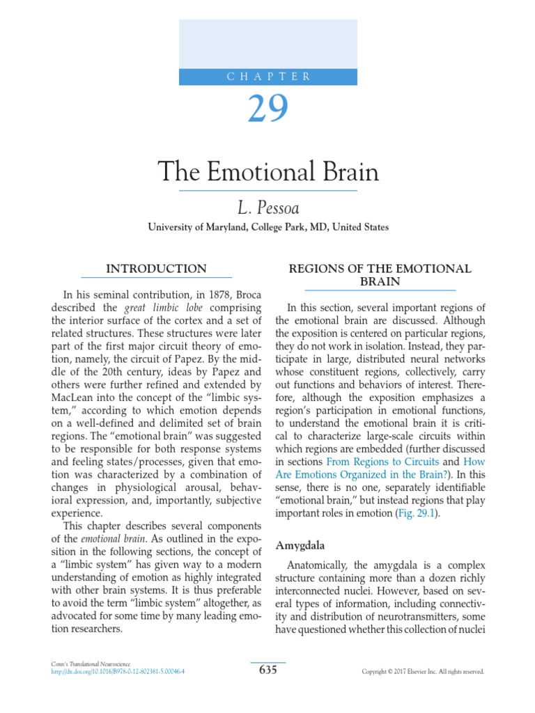 Emotions in Brain | PDF | Insular Cortex | Hypothalamus