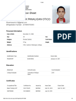 Worker'S Information Sheet Riken Maverick Panaligan Otico: Eregistration Number: 2019040700043