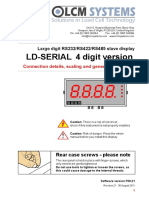 LD-SERIAL 4 Digit Instruction Manual