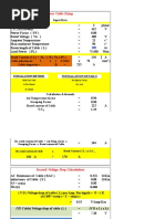 Cable VD CB Calculations