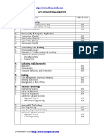 CBSE List of Vocational Subjects