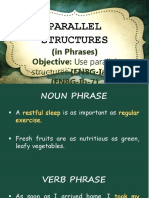 Parallel Structures PART 2