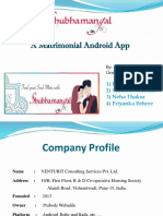 A Matrimonial Android App: 1) Puja Rajput 2) Shruti Deshmukh 3) Neha Thakur 4) Priyanka Behere