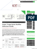 Super Trapp Quiet Muffler Selection Guide