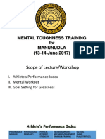 Mental Toughness Training for Peak Performance (13-14 June 2017