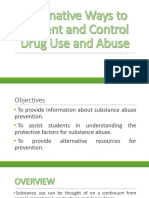 Alternative Ways to Prevent and Control Drug Use (MAPEH 9)