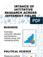 Importance of Quantitative Research Across Different Fields