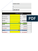 Computation: Total Contract Price 4,020,000.00