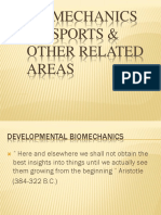 Biomechanics On Sports Other Related Areas