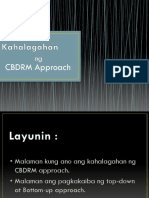 Kahalagahan NG CBDRM Aproach in AP 10