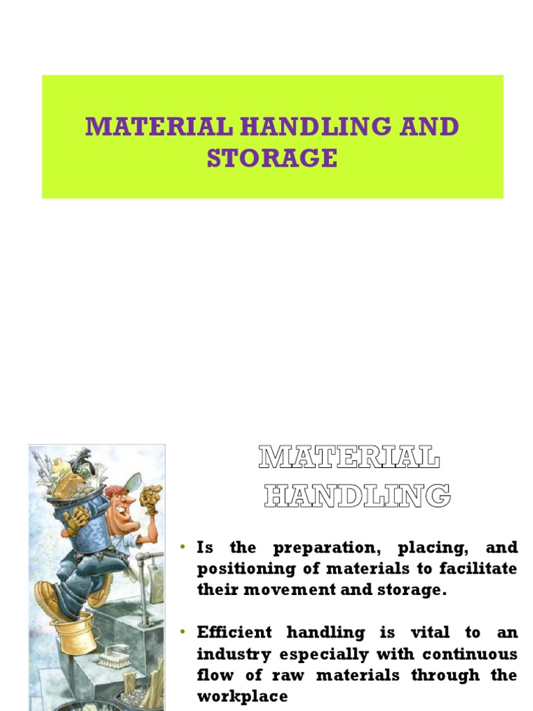 Material Handling and Storage PDF