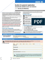 Application for General Registration as an Enrolled Nurse Registered Nurse or Midwife for IQNMs AGOS 40 (9)