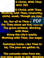 Working, O Christ, With Thee AH