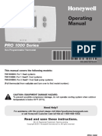 Operating Manual: PRO 1000 Series