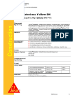 Sika Waterbars Y GR PDF