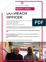 Outreach Officer-South London Cares 2019