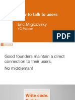 Eric Migicovsky - How To Talk To Users