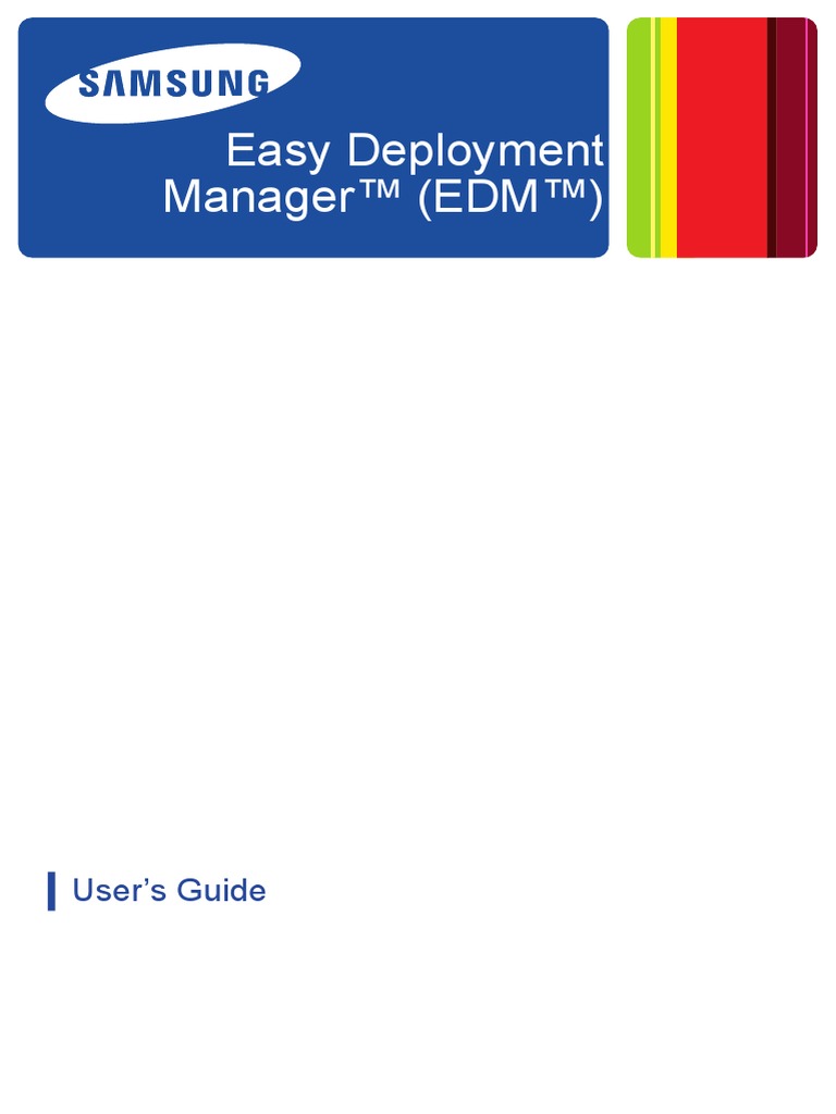 Manual Edm | PDF | Installation (Computer Programs) | Group Policy