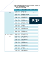 Jadwal Keperawatan