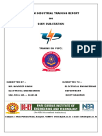 66 KV Substation Report File PDF