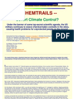 Chem Trails Climate Control