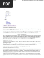 GMO and Morgellon's Disease