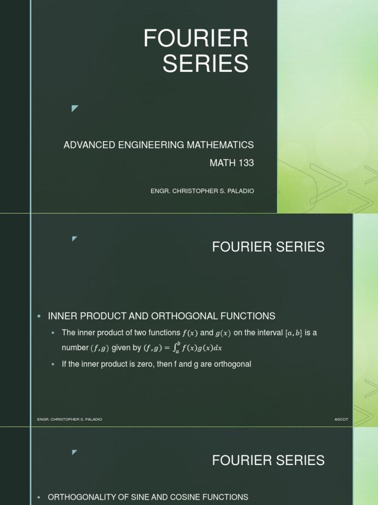 FOURIER SERIES ENGINEERING MATHEMATICS BY AMHARIC visual data 5