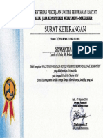 Sertifikat Pelatihan Siswanto