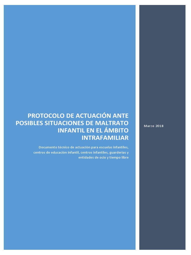 Protocolo para la detección y notificación de posibles casos de ...