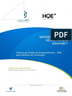 Referencial Técnico de Certificação Aqua-Hqe™: Sistema de Gestão Do Empreendimento - SGE para Edifícios em Construção