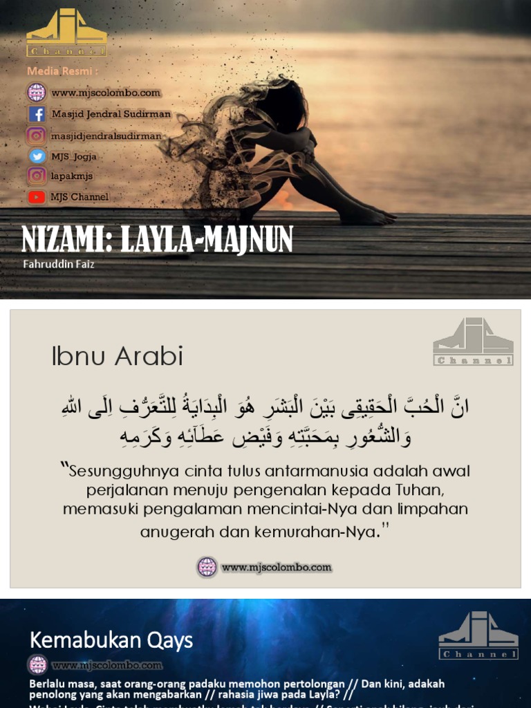 Alegori Cinta Ilahiyat Nizami Layla Majnun