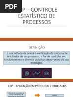 Cep – Controle Estatístico de Processos 