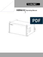 TW AUDiO VERA10 Operating Manual en 1.0