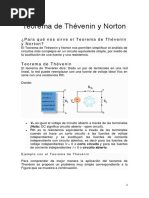 Teorema de Thévenin y Norton_teoria