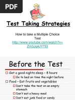 Multiple Choice Strategies