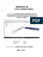 1.-Memoria de Calculo - Estructuras - Colegio Inmaculada