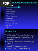 Project On Airline Reservation System