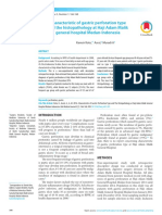 Characteristic of Gastric Perforation Type and The Histopathology at Haji Adam Malik General Hospital Medan-Indonesia