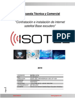 Oferta Tecnica Servicio de Internet INACH 2019