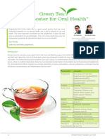 Green Tea: "The Booster For Oral Health'' - IDA Student Digest