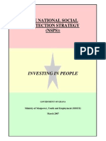 National Social Protection Strategy Ghana