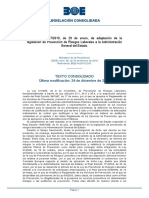 Real Decreto 67-2010, de 29 de Enero, de Adaptación de La