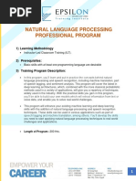 Natural Language Processing Professional Program